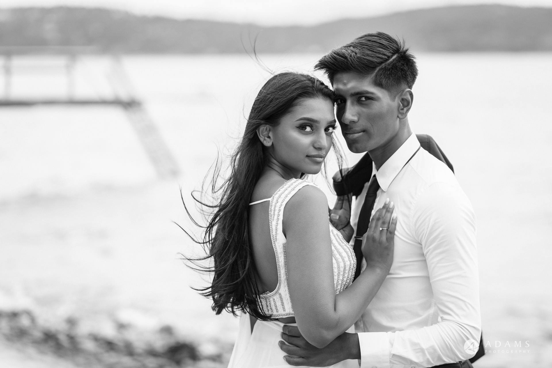 Engagement Photo shoot London couple posing