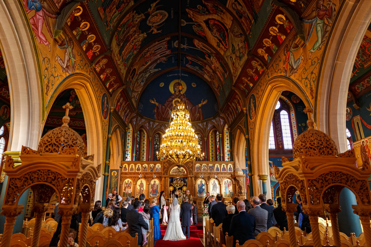 Greek Wedding church ceremony