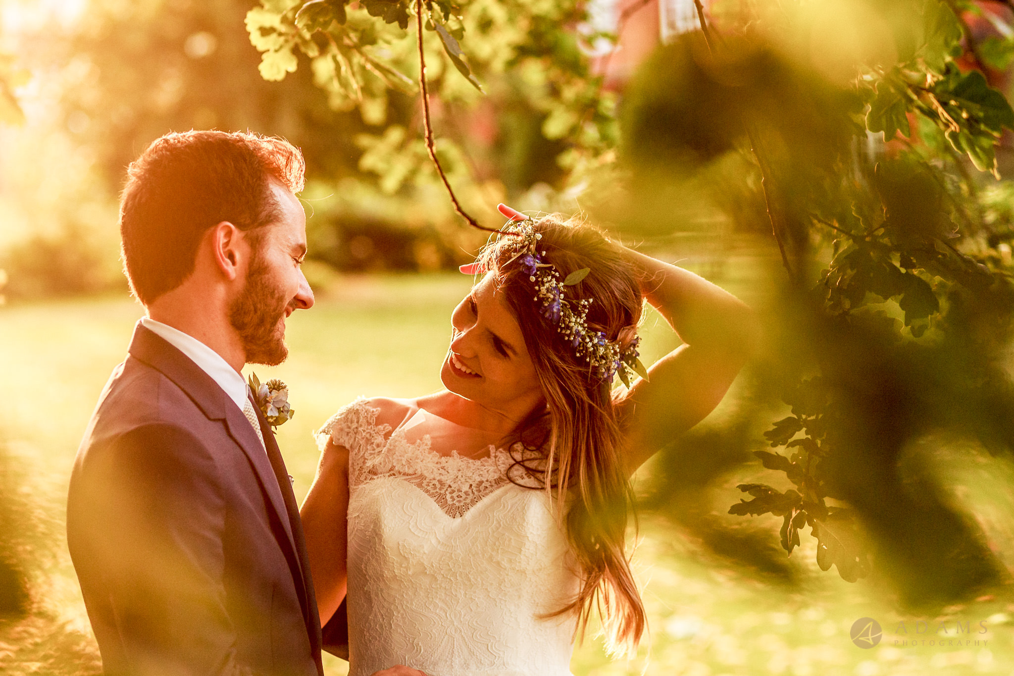 Couple portrait at Magdalene College Wedding in Cambridge
