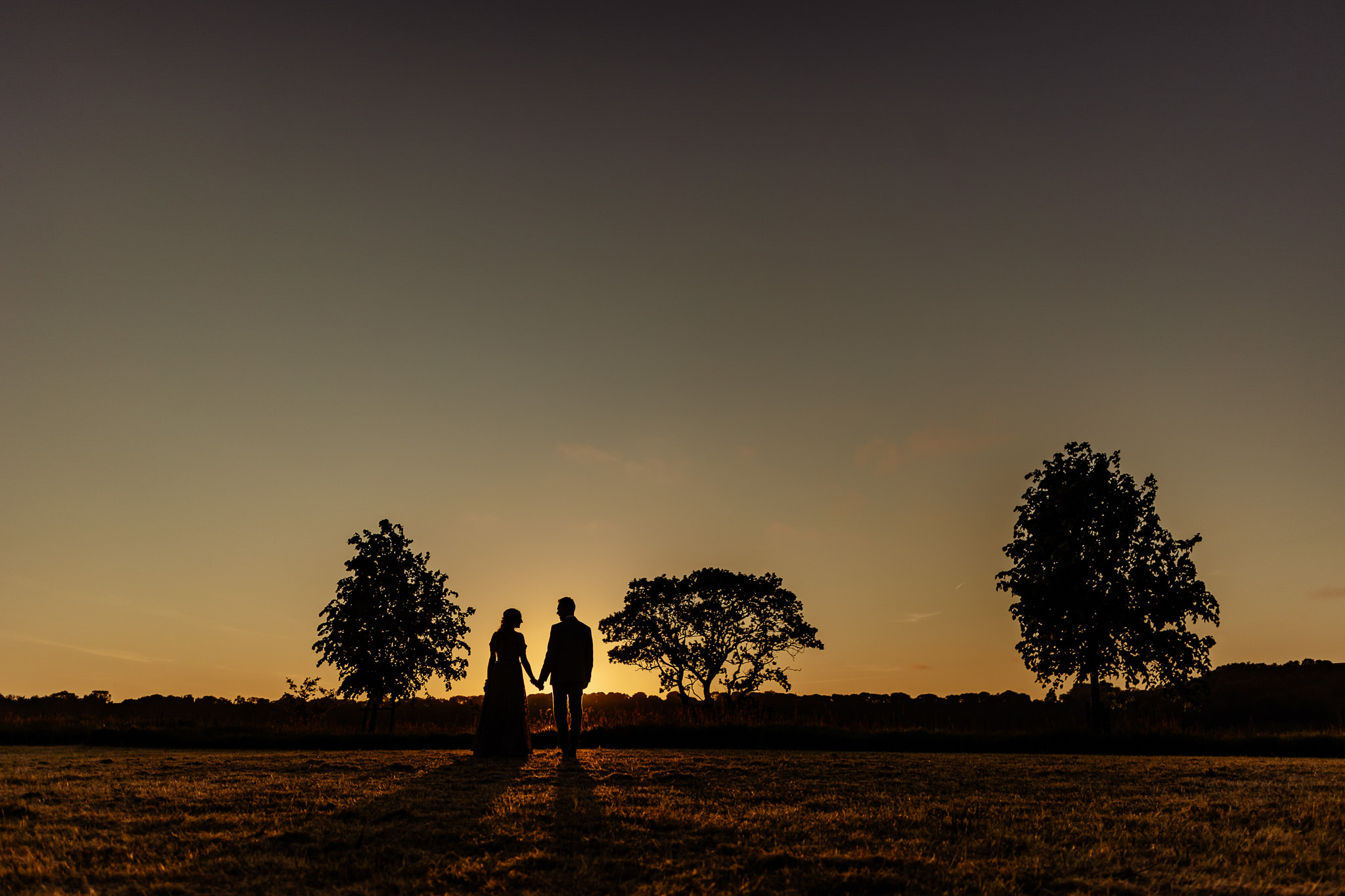 Asian Wedding Portrait Session at Sunset